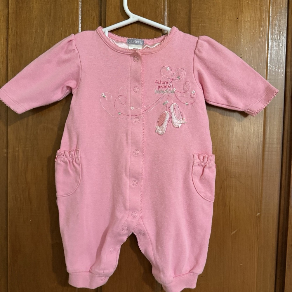 Vintage Carter's Ballerina, One Piece Size 3 Months
